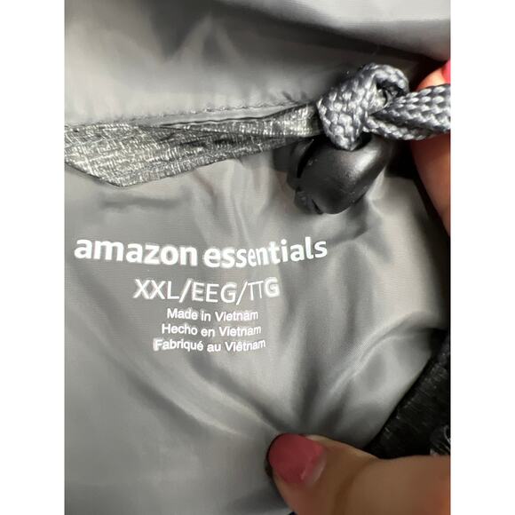 Amazon Essentials Women's XXL Gray Lightweight Long Sleeve Zip Puffer Jacket - Picture 11 of 12